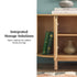 Mueble de TV moderno con estructura de caña Chloe