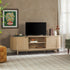 Mueble de TV moderno con estructura de caña Chloe