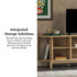 Mueble de TV moderno con estructura de caña Chloe