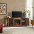 Mueble de TV con chimenea de caña escandinava moderna Chloe en 2 tamaños