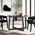 Mesa de comedor redonda moderna de madera maciza Ezra para 4