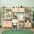 Holmes Modern Scandinavian Reeded Bookshelf