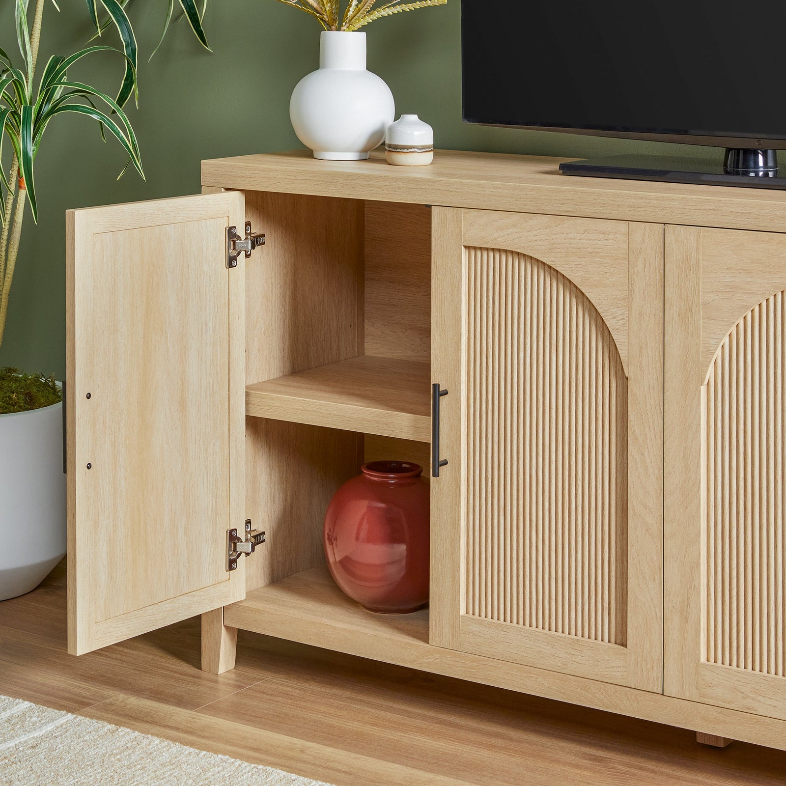 Aparador / mueble para TV de caña moderno Sasha