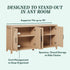Aparador / mueble para TV de caña moderno Sasha
