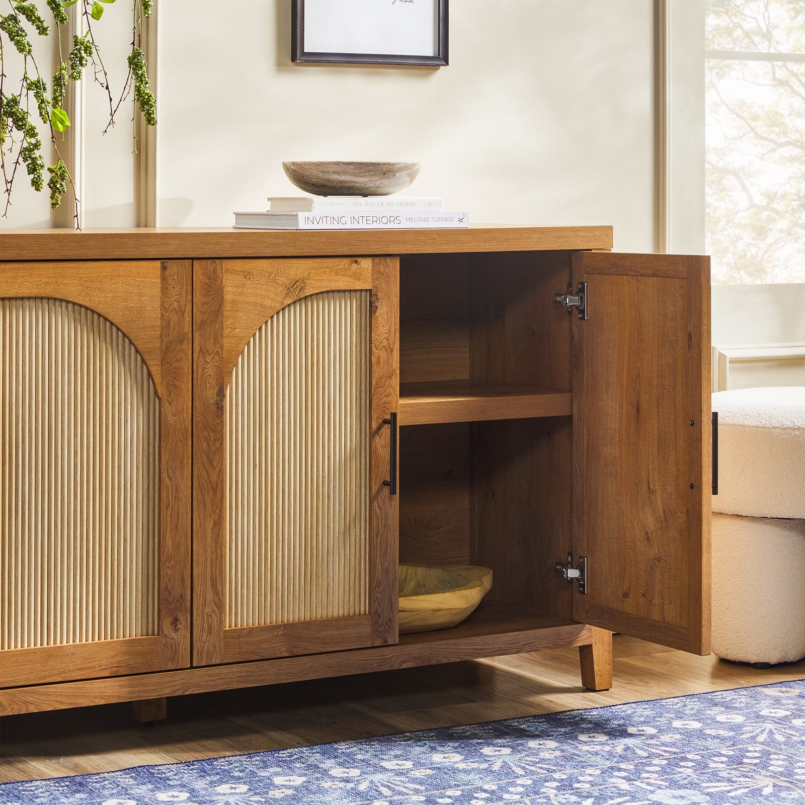 Aparador / mueble para TV de caña moderno Sasha