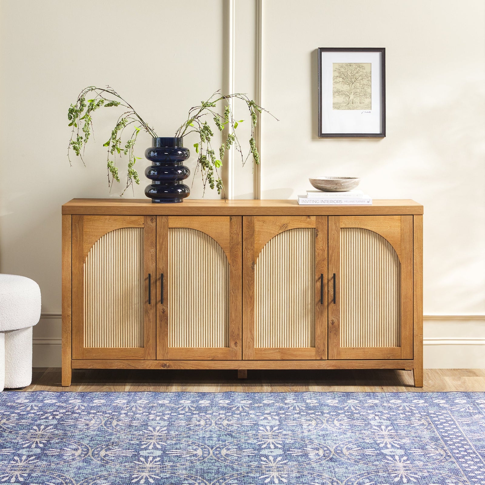 Aparador / mueble para TV de caña moderno Sasha