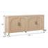 Aparador / mueble para TV de caña moderno Sasha