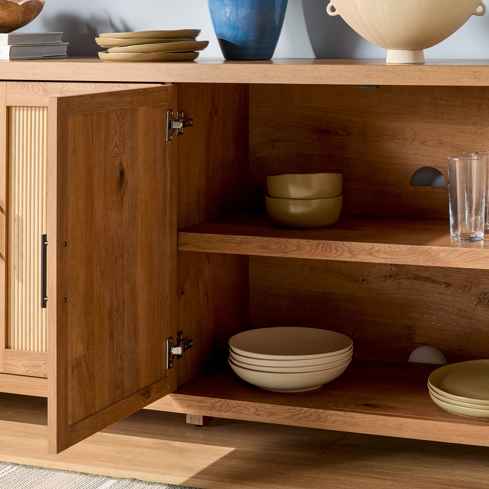 Aparador / mueble para TV de caña moderno Sasha