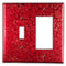 Wine Red Copper - 1 Toggle / 1 Rocker Wallplate