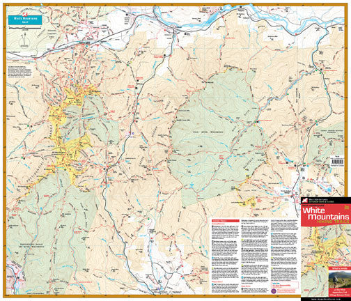 White Mountains Hiking Trail Map