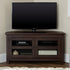 44" Transitional Modern Farmhouse Wood Corner TV Stand