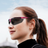 Wraparound Safety Glasses with Flexible Rubber Temple Tips