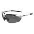 Wraparound Safety Glasses with Flexible Rubber Temple Tips