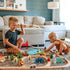 Tiny Land Wooden Train Set 110 Pcs