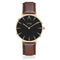 "Lisbon" Unisex Leather Strap Watch