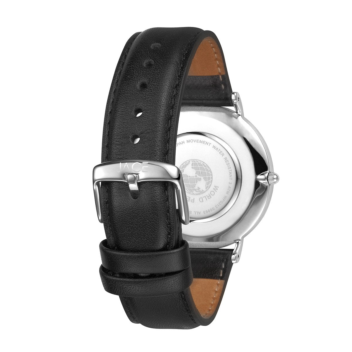 "Munich" Men` Leather Band Watch