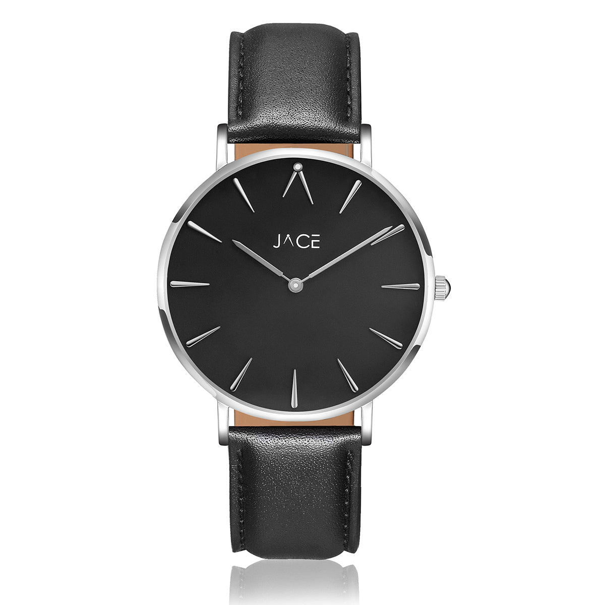 "Munich" Men` Leather Band Watch