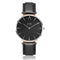 "Munich" Men` Leather Band Watch