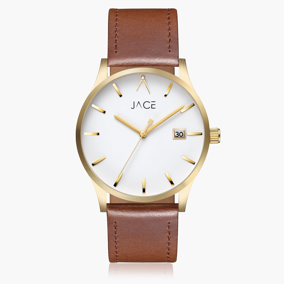 "Santiago" Men`S Leather Band Watch