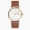 "Santiago" Men`S Leather Band Watch