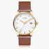 "Santiago" Men`S Leather Band Watch