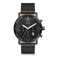 "Madrid" men`s leather band chronograph watch
