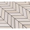 Mosaico de porcelana esmaltada Water Color Bianco de 30 x 38 cm, montado sobre malla - Colección MSI