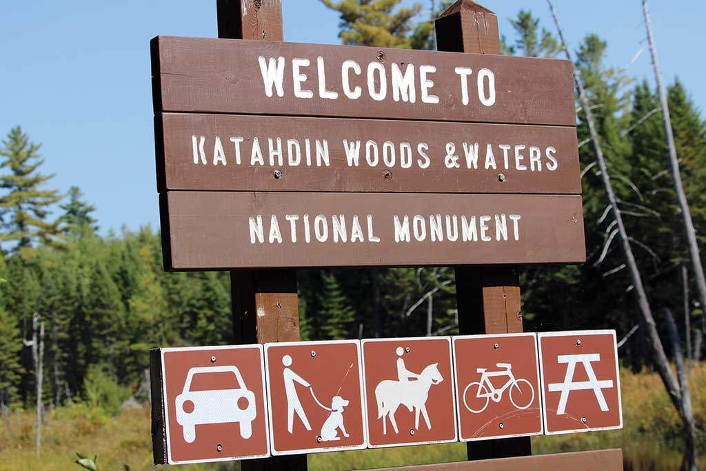 Katahdin Woods & Waters National Monument Trail Map