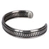 Pulsera de acero inoxidable con forma de pila de monedas de diez centavos