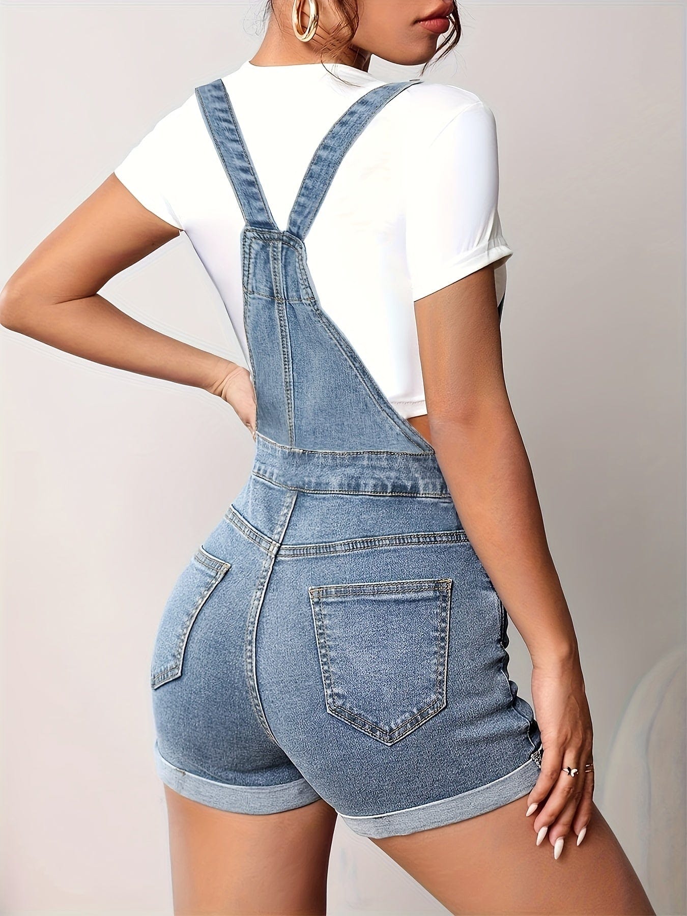 Comfortable Denim Jumpsuit