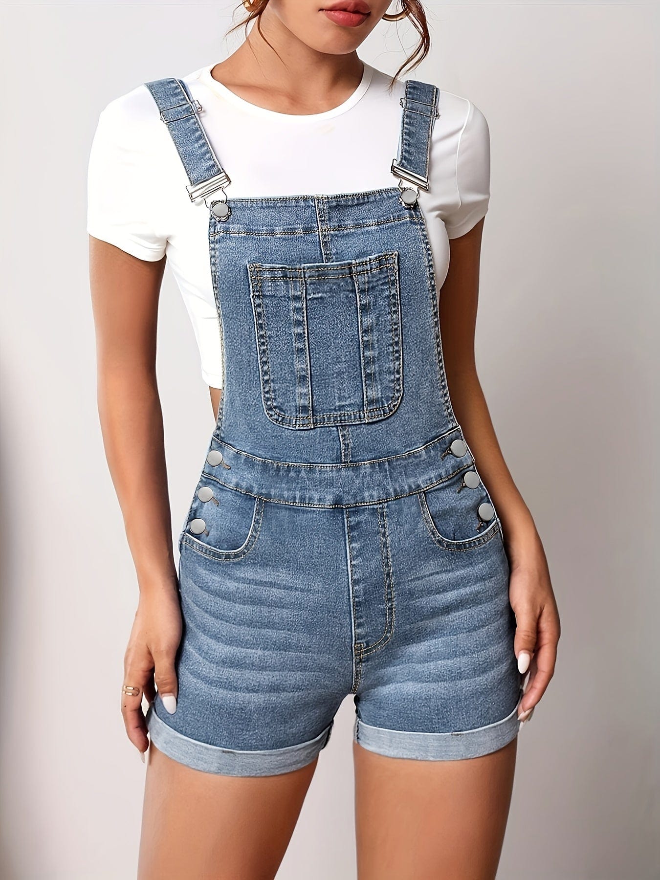 Comfortable Denim Jumpsuit