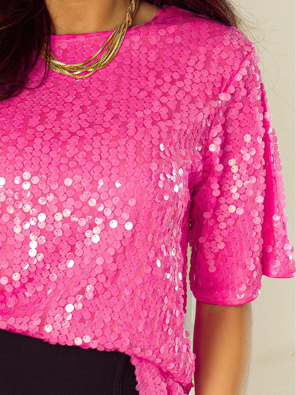 Women's Sequin Top
