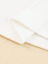 Women's White Knit Top with Mesh Accents