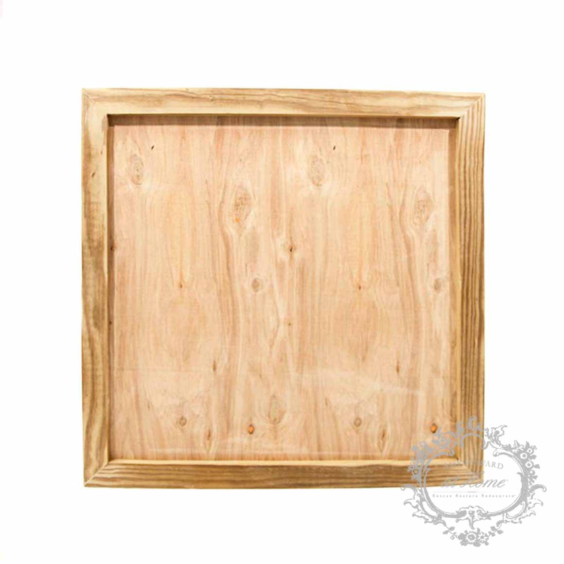 Marco de madera - Cuadrado grande - 18 pulgadas x 18 pulgadas