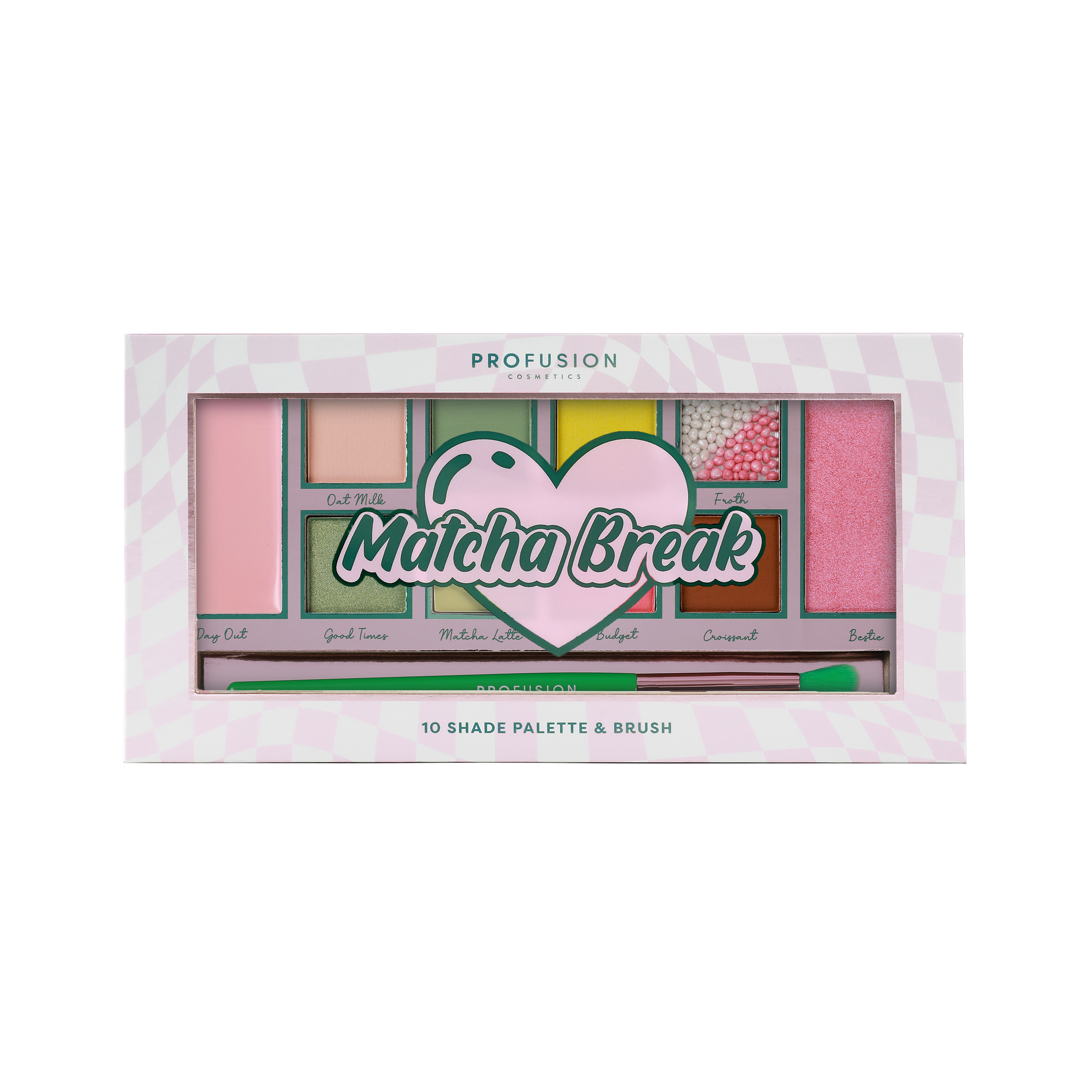 Matcha Break 10 Shade Palette & Brush
