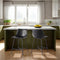 Colección de asientos industriales de piel sintética Xuma Urban (silla de comedor o taburete de bar), juego de 2