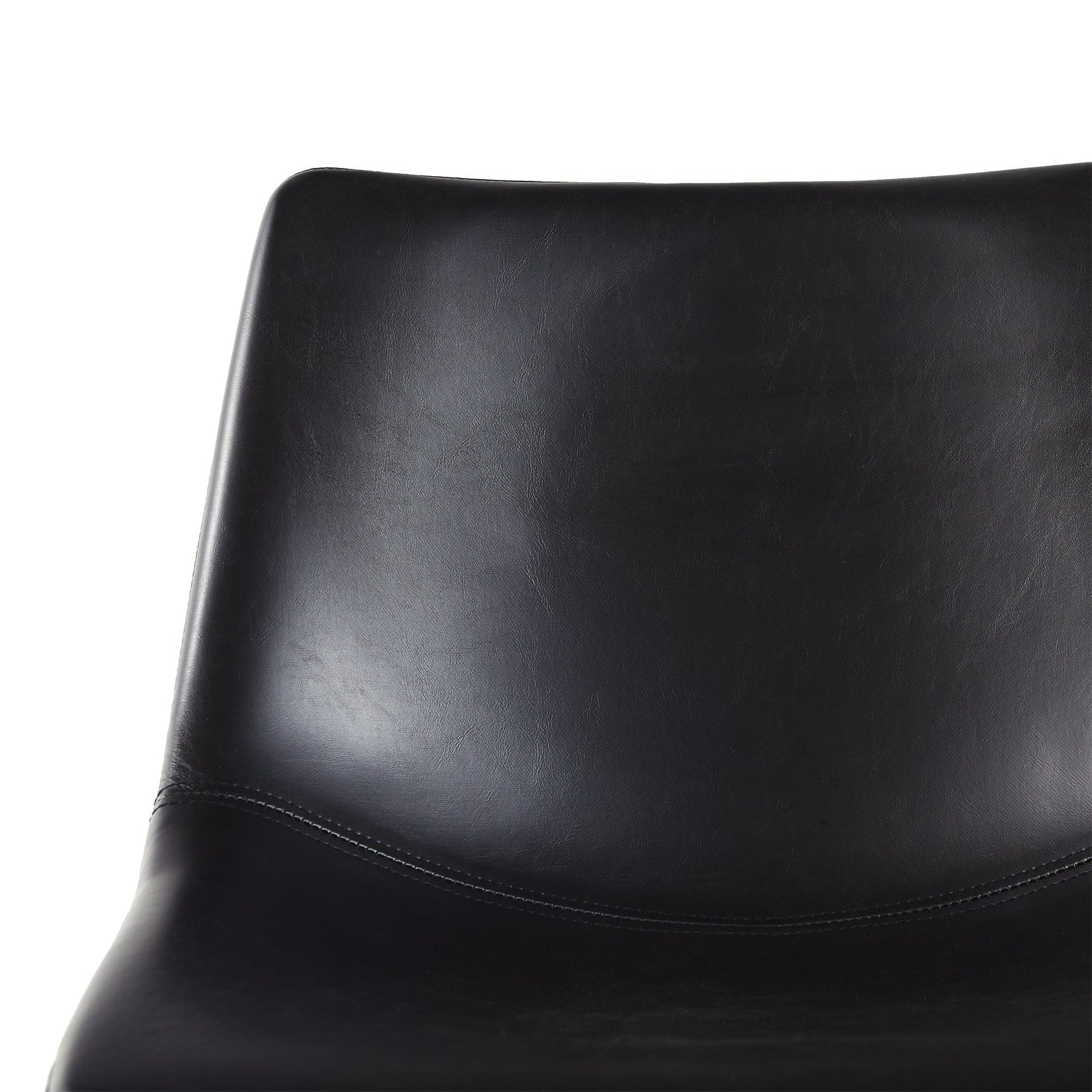 Colección de asientos industriales de piel sintética Xuma Urban (silla de comedor o taburete de bar), juego de 2