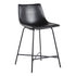 Colección de asientos industriales de piel sintética Xuma Urban (silla de comedor o taburete de bar), juego de 2