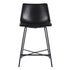 Colección de asientos industriales de piel sintética Xuma Urban (silla de comedor o taburete de bar), juego de 2