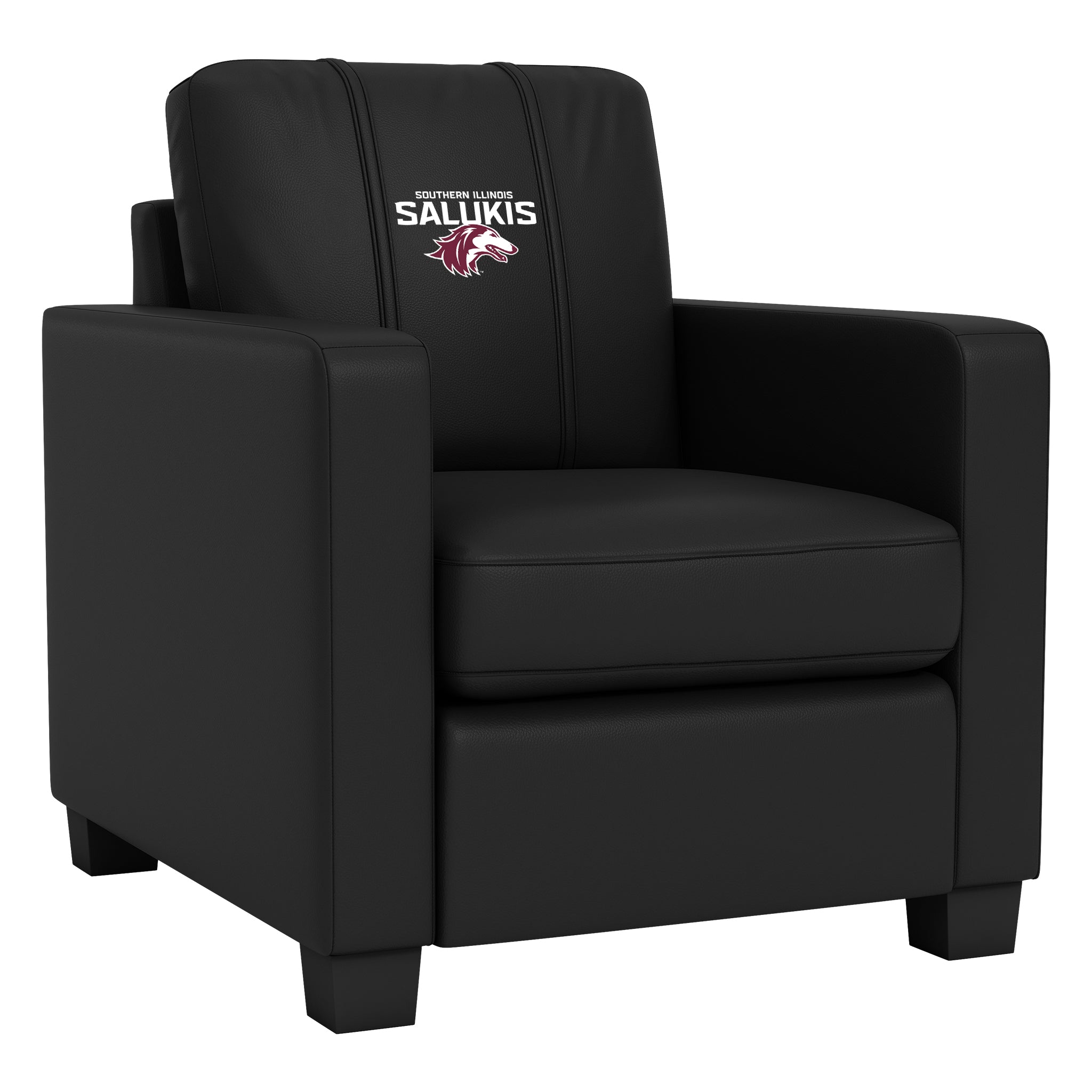 Silla de club fija Dyno con el logotipo de los Southern Illinois Salukis