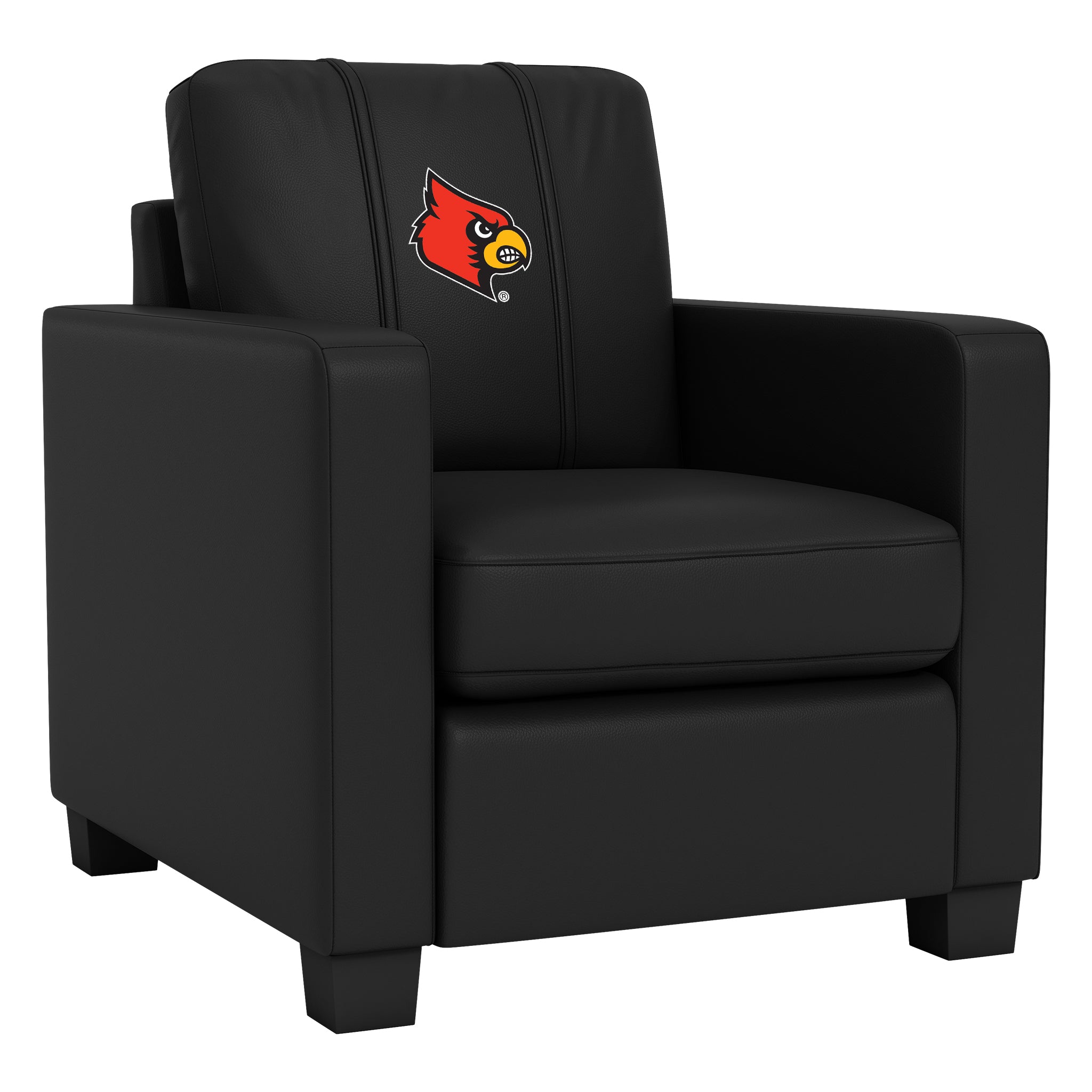 Silla fija Dyno Club con el logotipo de los Louisville Cardinals