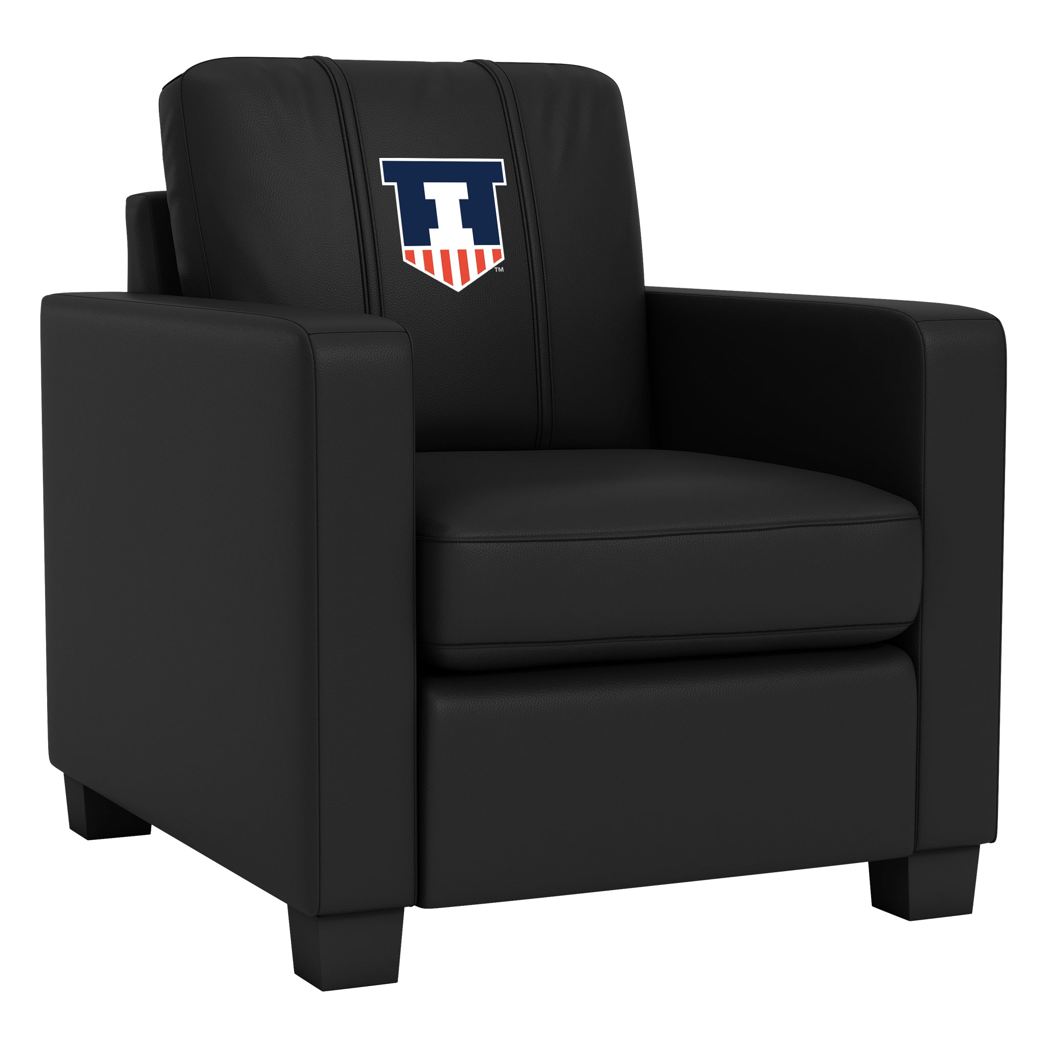 Silla de club fija Dyno con el logotipo de Illinois Fighting Illini