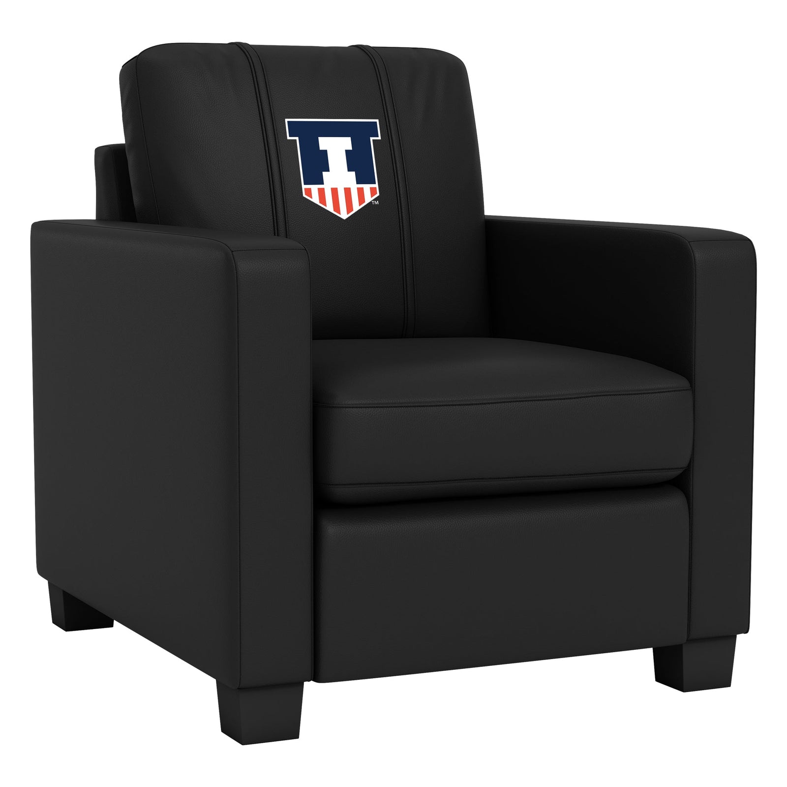 Silla de club fija Dyno con el logotipo de Illinois Fighting Illini