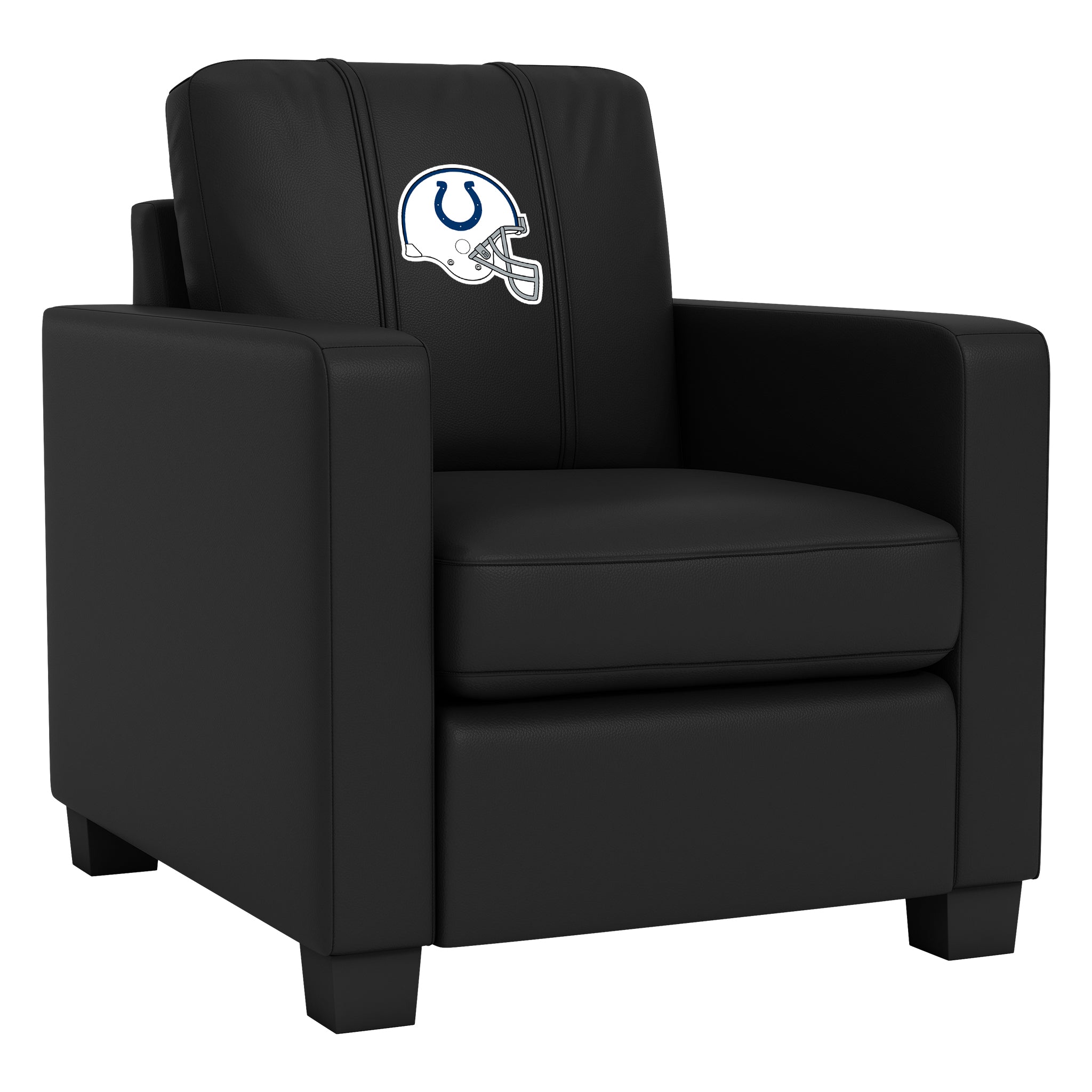 Silla fija Dyno Club con el logotipo del casco de los Indianapolis Colts
