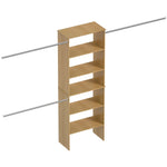Closet System Starter Kit with Tower and 3 Hang Rods