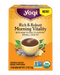 Yogi Tea Morning Vitality - Revitalizing Herbal Tea Blend (Pack of 6 - 16 Tea Bags)