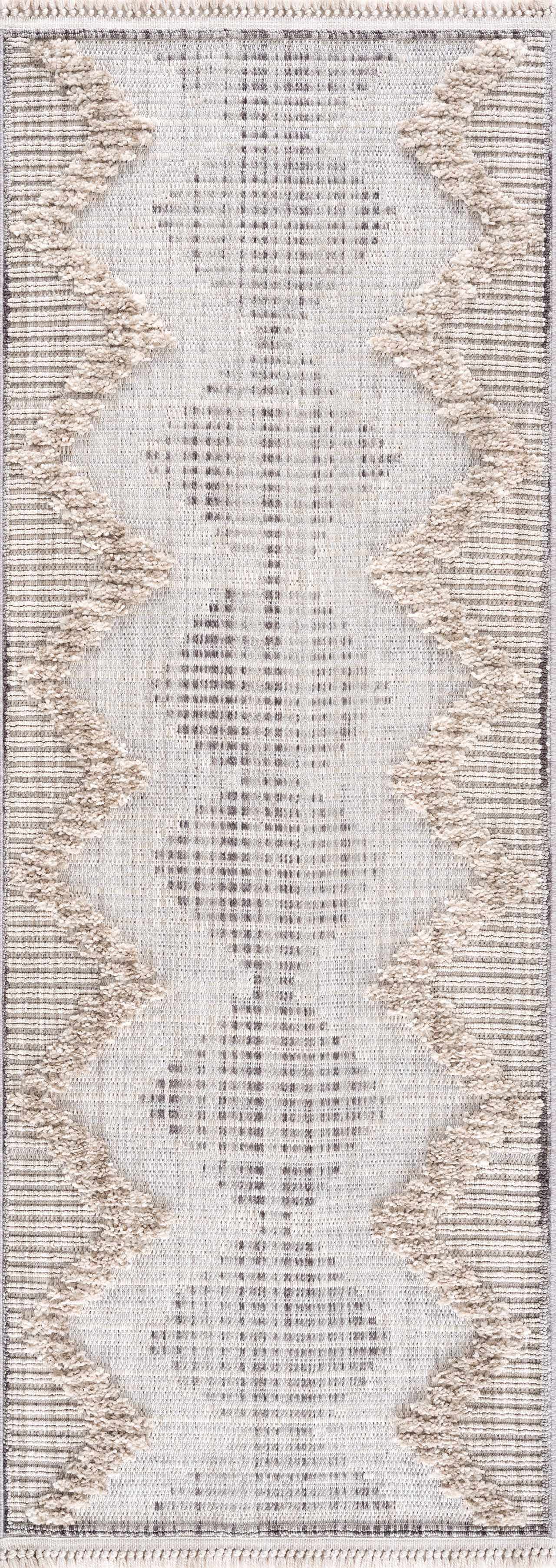 Alfombra rústica Maulawin High-Low