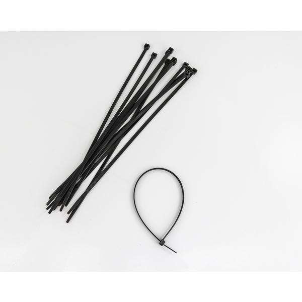 Brida de nailon de 35,5 cm y 54 kg, color negro UV, paquete de 100 | HDZT14X100