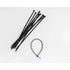 Brida de nailon de 35,5 cm y 54 kg, color negro UV, paquete de 100 | HDZT14X100