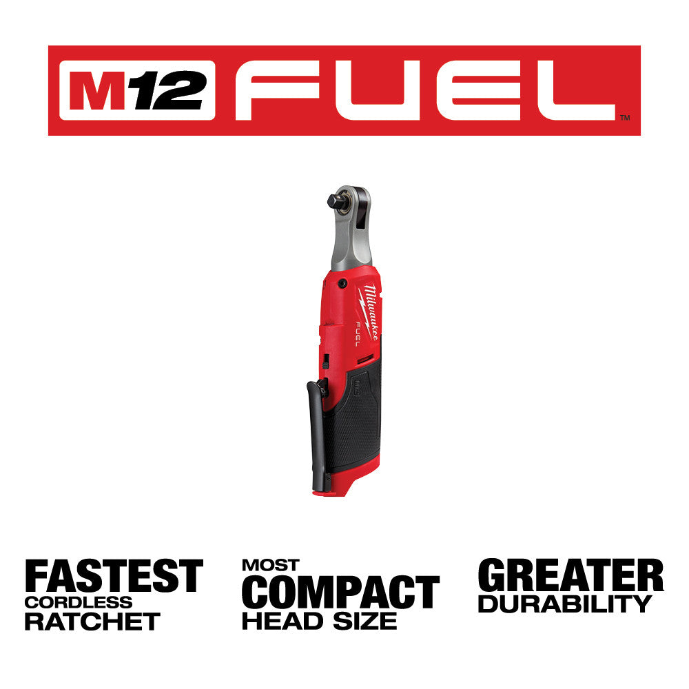 Trinquete de alta velocidad Milwaukee 2567-20 M12 FUEL™ de 3/8" (solo herramienta)